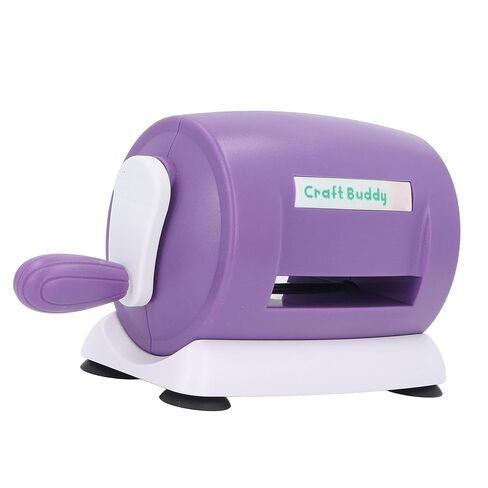 Manual Die Cutting Embossing Machine, 9 Inch Opening, Portable, White, ABS Material, with Universal Plate System, for Scrapbooking in Saudi Arabia