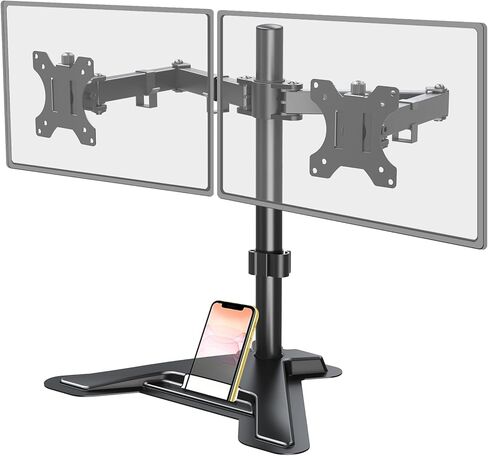 MOUNT PRO Dual Monitor Mount Fits 13-32 Inch/17.6lbs LCD Screen, Computer Monitor Desk Mount, Articulating Monitor Arm, Height Adjustable Monitor Stand for 2 Monitors, VESA Mount 75x75/100x100mm in Saudi Arabia