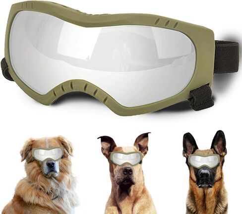 Dog Sunglasses,Doggles Anti-UV Protection,Pet Sunglasses with Adjustable Strap,Suitable for Motorcycle Car Driving Bike Riding Hiking Swimming Wind Dust Fog Dog Eye Protection in Saudi Arabia
