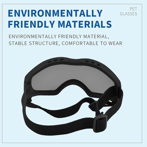 Dog Sunglasses,Doggles Anti-UV Protection,Pet Sunglasses with Adjustable Strap,Suitable for Motorcycle Car Driving Bike Riding Hiking Swimming Wind Dust Fog Dog Eye Protection in Saudi Arabia