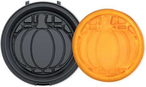 4" Waffle Maker with Removable Plates, 2-in-1 Nonstick Waffle Maker, Independent Dual Heating, Compact Design for Festive Family Breakfasts (228AK) in Kuwait