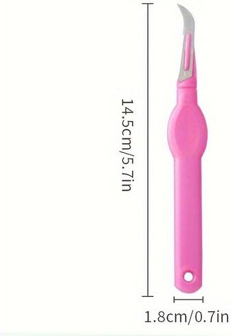 2-Pack Professional Seam Ripper Set with Non-Slip Handle - Sharp Stitch Remover for Quick Seam Removal, Ideal for Sewing Machines & DIY Needlework Projects in Saudi Arabia
