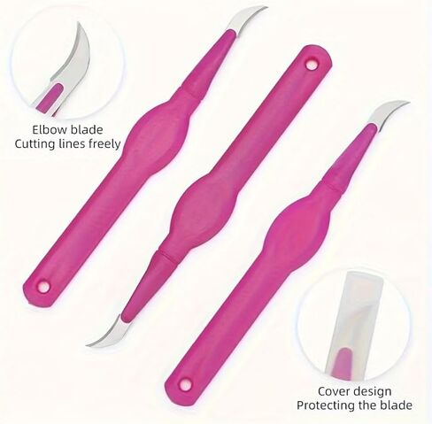 2-Pack Professional Seam Ripper Set with Non-Slip Handle - Sharp Stitch Remover for Quick Seam Removal, Ideal for Sewing Machines & DIY Needlework Projects in Saudi Arabia