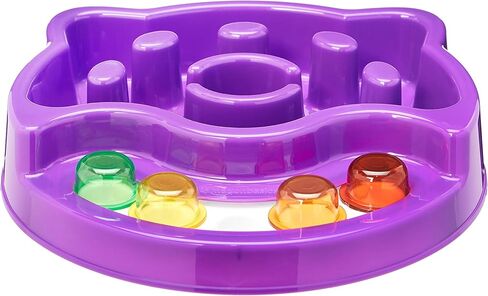 أمازون بيسكس مركز أنشطة الحيوانات الأليفة ووحدة التغذية، 13.4 × 2.4 × 14.7 بوصة، أزرق in Kuwait