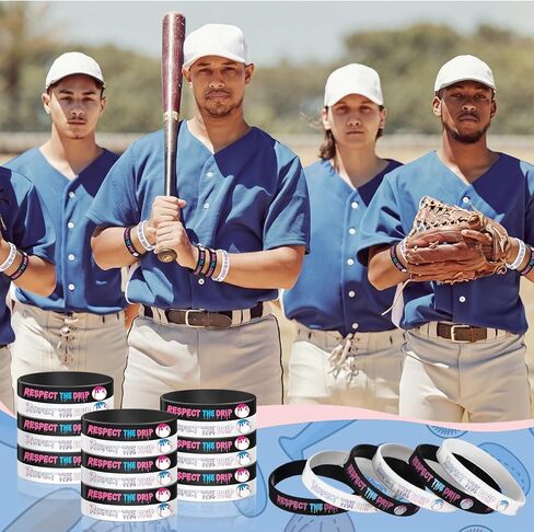 Baseball Soft Ball Silicone Bracelets Baseball Soft Ball Wristbands Party Decorations Summer Party Decorations for Women Men in Saudi Arabia
