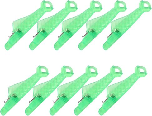 Hordion 10Pcs Fish Mouth Sewing Machine Needle Threader, Fish Type Needle Threader Automatic Sewing Needle Threader Tool, Quick Sewing Machine Loop Easy Selfthread Needle Threaders in Saudi Arabia