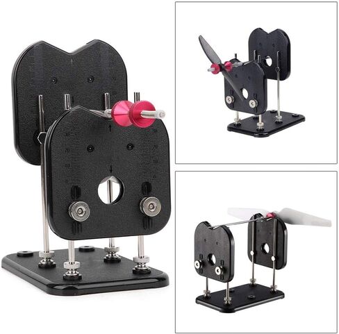 VBESTLIFE - موازن دعم الدعامة الدوارة لطائرة هليكوبتر RC متعددة الدوار باللون الأسود (أسود) in Kuwait