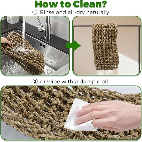 ألعاب تسلق الفئران للقفص مقاس 30 × 7 بوصة، حصيرة الأعشاب البحرية الطبيعية القابلة للمضغ مع خطافات معدنية، أدوات كسر السقوط الناعمة للفئران، لعبة جسر سلم الفئران مع رائحة عشبية خفيفة، ملحقات قفص أرجوحة القوارض in Kuwait