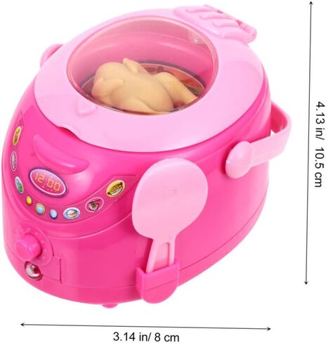 2Pcs Kitchen Appliance Simulation Rice Cooker and Microwave for Pretend Play Safe and Fun Home Appliance Model for Boys for Creative Playhouse Activities in Saudi Arabia
