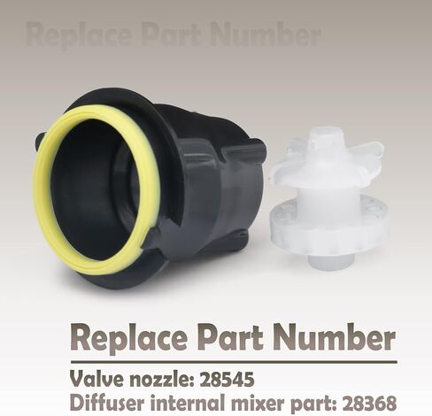 8 Pcs LEV 3.0 28545 Valve Nozzle and 28368 Diffuser Internal Mixer Part Kit Replacement for Cola Machine for Soda Maker for Juice Carbonated Beverage Dispensers, Inner Outer Valve Repair in Saudi Arabia