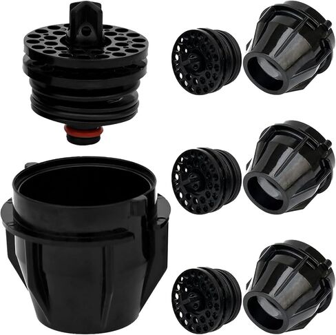 4 Pcs UF-1 Nozzle and Diffusser Assembly，Sodas Coke Valves Nozzles And Diffuser Part，Quick Response Nozzle，Suitable For Enhancing Carbonation In Beverage Makers in Saudi Arabia
