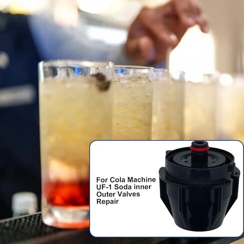4 Pcs UF-1 Nozzle and Diffusser Assembly，Sodas Coke Valves Nozzles And Diffuser Part，Quick Response Nozzle，Suitable For Enhancing Carbonation In Beverage Makers in Saudi Arabia
