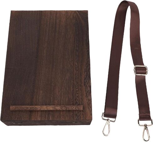 Aramox Portable Artist Tool Bag, Beech Wood, Spacious Design, Adjustable Shoulder Strap, for Writers Designers Architects in Saudi Arabia