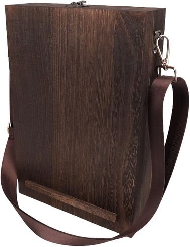 Aramox Portable Artist Tool Bag, Beech Wood, Spacious Design, Adjustable Shoulder Strap, for Writers Designers Architects in Saudi Arabia
