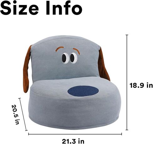 ZEZE Denim Furniture Style Sofa Dog Bed - كرسي مريح مستوحى من الدنيم للحيوانات الأليفة للقطط والكلاب الصغيرة، وسادة قطيفة ناعمة، ديكور منزلي أنيق، سلالة صغيرة، غطاء قابل للإزالة، 21 لتر × 20 عرض × 10 ارتفاع بوصة in Kuwait