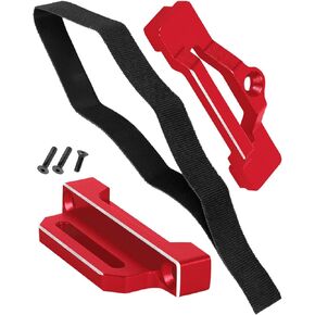 جزء ترقيات للوحة بطارية الألومنيوم لـ 1/10 Slash 2WD (VXL)/F0rd F-15O Raptor، صينية تثبيت لوحة بطارية من سبيكة حامل بطارية تثبيت البطارية، استبدال #5827، أزرق داكن in Kuwait