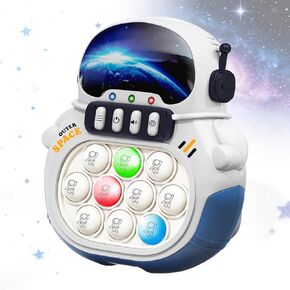 Quick Push Pop Game - Light Up Bubble Fidget Toy for Kids & Adults, Handheld Puzzle Game Sensory Toys, Great Gift for Christmas, Easter & Birthdays for Boys and Girls Ages 3-12 (Astronaut) in Kuwait