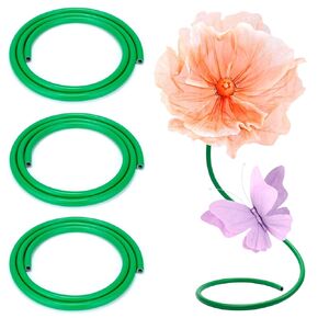 6 Pcs 78.7 Inch Flexible Pipe PVC Tubing for Crafts & Artificial Flowers, Aluminum Bendable Floral Support Pole, DIY Creative Hose for Balloon Arches/Wedding Decor/Comic Convention Props (6) in Kuwait