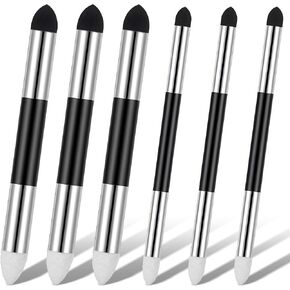 TIESOME 6Pcs Artist Blending Stumps, 2 Sizes Dual Tip Reusable Sketch Rubbing Sponge Brush Oil Pastel Tools Blending Sticks for Artist Sketch Drawing for Students Beginners Lightening and Highlight in Saudi Arabia