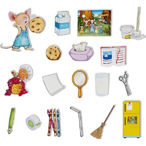 إذا أعطيت فأرًا لوحة من اللباد من الفلانيل، قصص من أجل ألعاب تعليمية تفاعلية لمرحلة ما قبل المدرسة، أنشطة تعليمية لسرد القصص in Kuwait