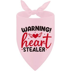 عيد الحب الكلب عصابات مضحكة، لطيف مثلث الحيوانات الأليفة وشاح الهدايا لمالكي محبي الكلاب، الأحمر الوردي القلب باندانا الملحقات للكلاب المتوسطة الكبيرة in Kuwait