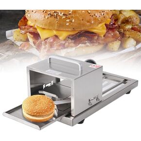 Manual Bagel Slicer And Cutter, Commercial Bagel Slicer With Stainless Steel Blade & 4 Cutting Height Available & Push-Pull Cutting Design, For Home Bakers And Small Businesses in Kuwait