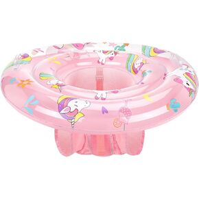 عوامة سباحة للأطفال من Zooawa مع مقعد قابل للتعديل، عوامة سباحة قابلة للنفخ بطبقة مزدوجة من مادة PVC للأطفال الصغار in Kuwait