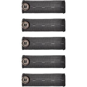 2 PCS Elastic Waist Extenders, Adjustable Button Expander for Men Women, Fits Jeans, Dress Pants and Casual Trousers in Kuwait