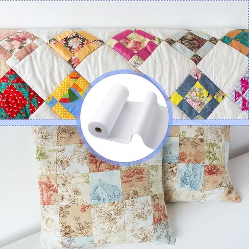 Soft Foam Stabilizer Sew in Soft and Stable Foam Stabilizer Adaptable Cut into Variable Sizes Strengthen for Machine Embroidery, Hand Sewing, Quilting, Piecing Projects(36''x79'') in Saudi Arabia