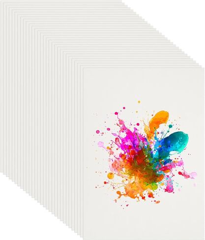 MECCANIXITY 4K Watercolor Paper, 11.69 x 8.27inch 140 LB/300 GSM 100% Cotton Cold Press Water Color Paint Paper Bulk for Artists Painting Drawing, White, Pack of 30 in Saudi Arabia