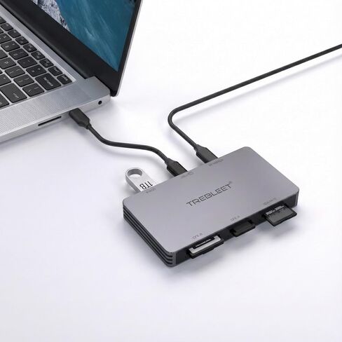 6-in-1 Professional Multi-Card Reader for CFexpress Type A & Type B, SDXC UHS-II, MicroSD – USB 3.2 Gen 2 (10Gbps) with Extra USB-A Hub Port & Auxiliary Power Support for Sony/Canon/Nikon/Mac/Windows in Kuwait