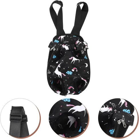 Sosoport Breathable Pet Carrier Backpack for Dogs and Cats, Prethoracic Puppy Bag with Ventilated Canvas, Portable Travel Backpack for Outdoor Hiking and Walking in Saudi Arabia