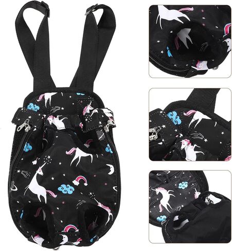 Sosoport Breathable Pet Carrier Backpack for Dogs and Cats, Prethoracic Puppy Bag with Ventilated Canvas, Portable Travel Backpack for Outdoor Hiking and Walking in Saudi Arabia