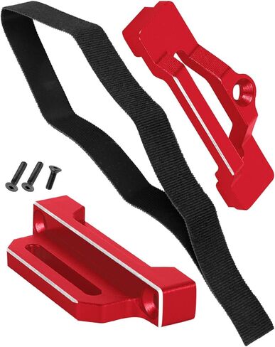 جزء ترقيات للوحة بطارية الألومنيوم لـ 1/10 Slash 2WD (VXL)/F0rd F-15O Raptor، صينية تثبيت لوحة بطارية من سبيكة حامل بطارية تثبيت البطارية، استبدال #5827، أزرق داكن in Kuwait
