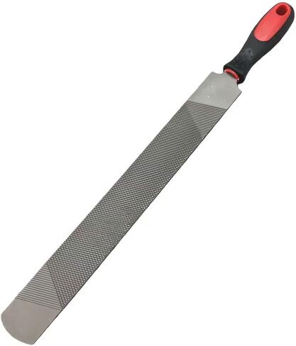 14Inch Double-Sided Farrier Rasp - Professional Hoof Rasp for Horses, Coarse & Fine Filing Surfaces, Hardened Steel with Ergonomic Non-Slip Handle for Hoof Trimming and Shoeing in Saudi Arabia