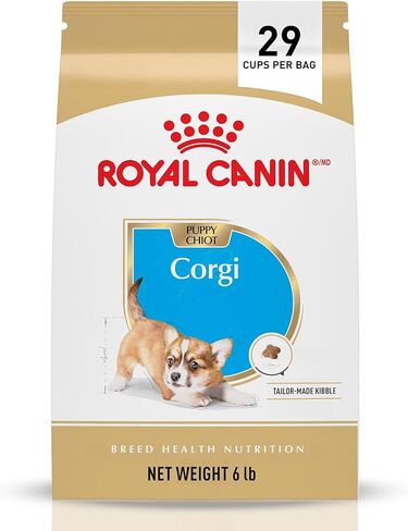 Royal Canin Corgi Puppy Dry Dog Food, Kibble for Corgis 2 to 12 Months, Supports Digestion and Bone and Joint Support 6 lb Bag in Kuwait