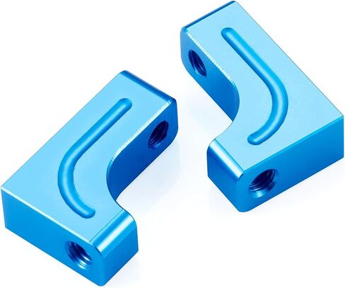RC Servo Mount Upgrade Part Replace 4pcs Aluminum Servo Mount Stay (L/R) Kit Compatible with Tamiya TT02 TT02RR TT02FT TT02D 1/10 RC Crawler Car Upgrades in Saudi Arabia
