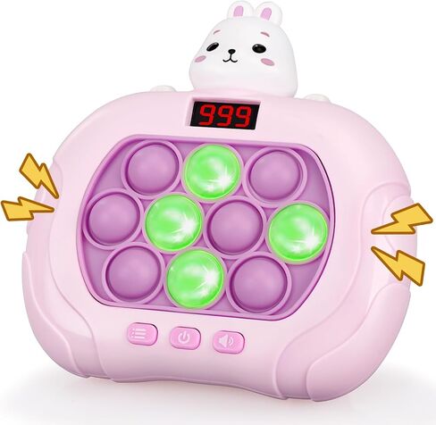 Quick Push Pop Game - Light Up Bubble Fidget Toy for Kids & Adults, Handheld Puzzle Game Sensory Toys, Great Gift for Christmas, Easter & Birthdays for Boys and Girls Ages 3-12 (Astronaut) in Saudi Arabia