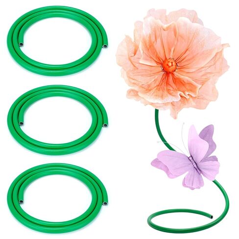 6 Pcs 78.7 Inch Flexible Pipe PVC Tubing for Crafts & Artificial Flowers, Aluminum Bendable Floral Support Pole, DIY Creative Hose for Balloon Arches/Wedding Decor/Comic Convention Props (6) in Kuwait