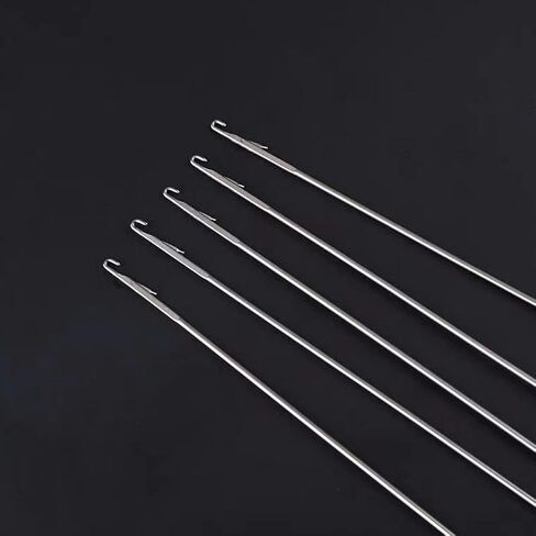 Loop Turner Hook with Latch,Sewing Loop Turner Hook Long LoopTurner Tool with Latch,Knot Grippers Tool for Silicone Beads Needle-Hook,for Fabric Belts Strips DIY Knitting Accessories,Sewing Concepts in Saudi Arabia