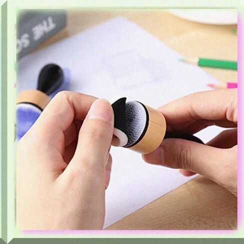 13pcs Mini Round Ink Blending Tool with Sponge Kits for Blending and More Control of Ink Placement Compact No More Inky Fingers Ink Blending Tool and Versatile Inking Tools Drawing Art Supplies in Saudi Arabia
