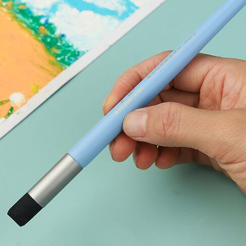 Color Shaper Paint Mixing Tool for Smearing Blending Highlighting Detailing Inclined Tip/Round Tip Pastel Blending Tool Color Shaper Tool Silicone Color Shaper Painting Tool Silicone Painting Brush in Saudi Arabia