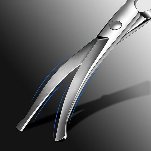 Curved Scissors for Dog Grooming, Fcysy Stainless Steel Pet Grooming Shears with Safety Round Tip, Curved Dog Grooming Scissors for Dogs & Cats Face, Legs, Ears – Pink in Saudi Arabia
