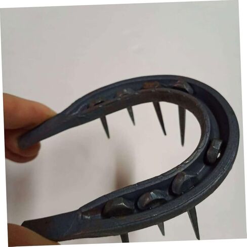 BESTonZON 50Pcs Durable Horseshoe Nails for Horse Hoof Care Replaceable Iron Hoof Fasteners Essential Portable Horse Equipment for Training and Grooming in Saudi Arabia