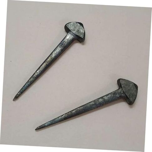 BESTonZON 50Pcs Durable Horseshoe Nails for Horse Hoof Care Replaceable Iron Hoof Fasteners Essential Portable Horse Equipment for Training and Grooming in Saudi Arabia