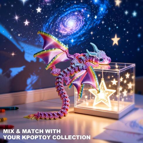 AICase لألعاب Kpop Merch هدايا زينة عيد الميلاد كيفية تدريب ألعاب التنين، تنين مطبوع ثلاثي الأبعاد بأجنحة، أجنحة تململ النار، مجنحة مفصلية مرنة، حشوة تخزين عيد الميلاد in Kuwait