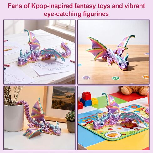 AICase لألعاب Kpop Merch هدايا زينة عيد الميلاد كيفية تدريب ألعاب التنين، تنين مطبوع ثلاثي الأبعاد بأجنحة، أجنحة تململ النار، مجنحة مفصلية مرنة، حشوة تخزين عيد الميلاد in Kuwait