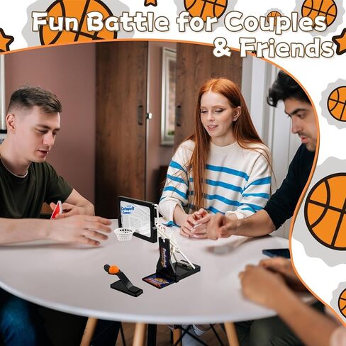 12 Set Valentines Day Gifts Basketball party favors Tabletop Basketball Shooting Game Reduce Stress Mini Desktop Basket Ball Gift Valentine's Day Cards Desk Exchange Gifts Party Favors Supplies in Saudi Arabia