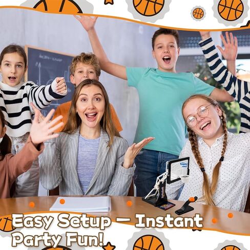 12 Set Valentines Day Gifts Basketball party favors Tabletop Basketball Shooting Game Reduce Stress Mini Desktop Basket Ball Gift Valentine's Day Cards Desk Exchange Gifts Party Favors Supplies in Saudi Arabia