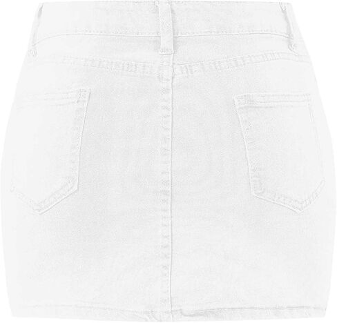 Womens Denim Skirts Jean Short Mini Skirt Summer Outfits Fashion Cute Y2k Clothes with Pockets 2025 in Saudi Arabia